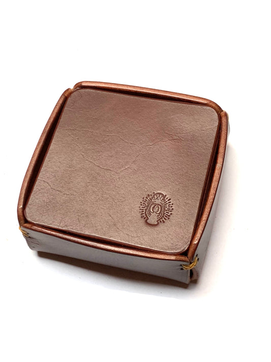 Posavasos de Cuero Marcel (Set de 9 piezas)