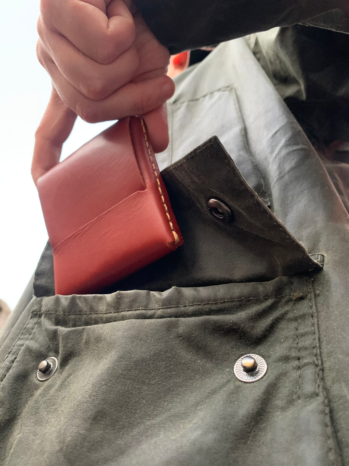 Billetera de Cuero Pocket