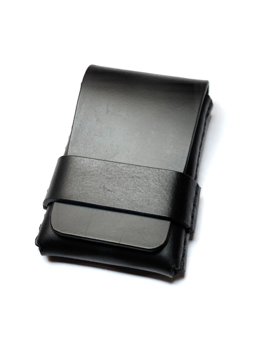 Tarjetero de Cuero Atalanta Black