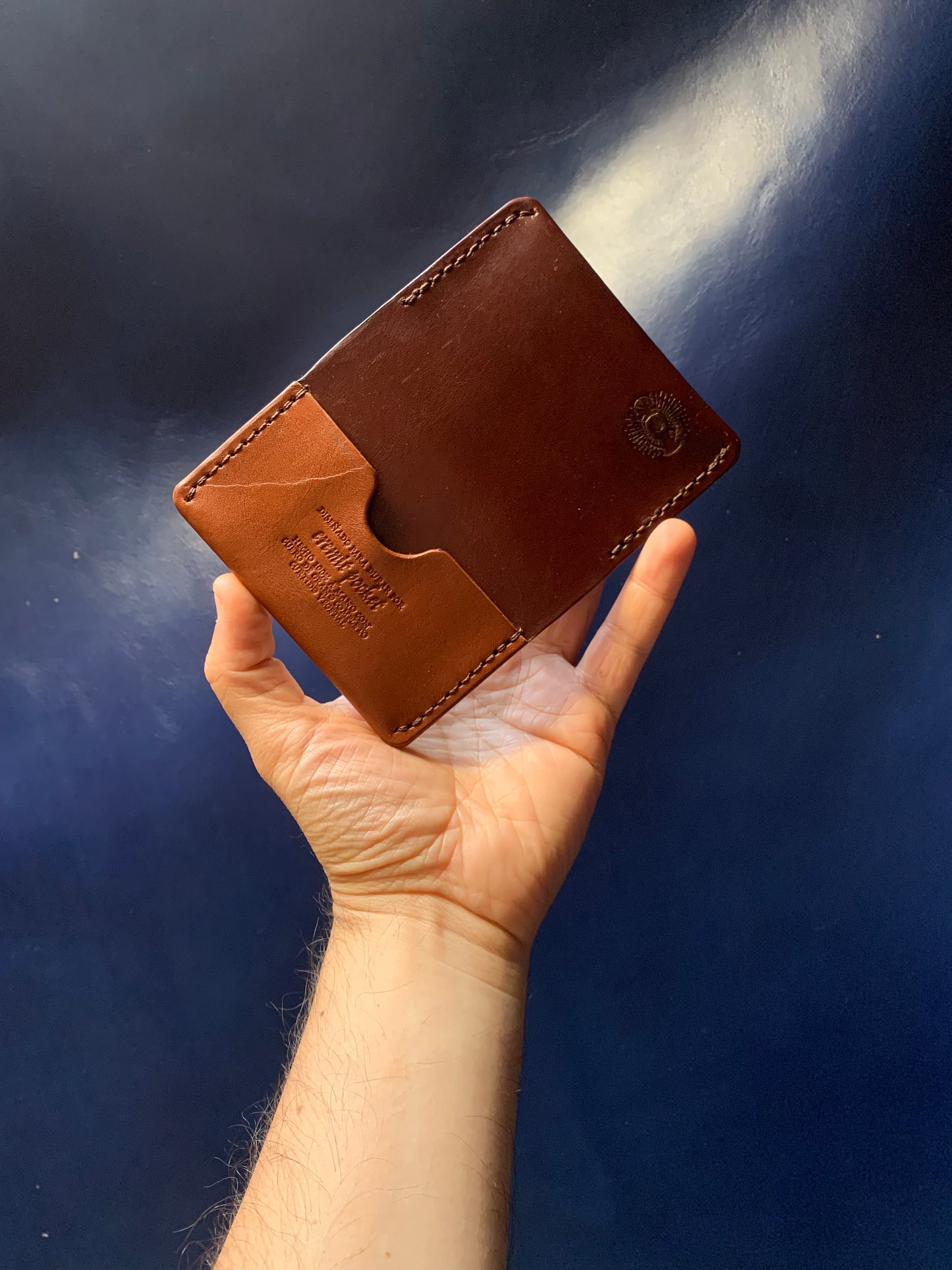 Tarjetero de Cuero Jungian